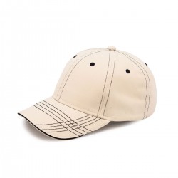 Кепка coFEE Trendy, колір кремовий/чорний - 4051-22 CO