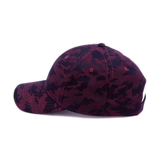 Кепка coFEE Orlando camo, колір камуфляж червоний - 4269.5 CO