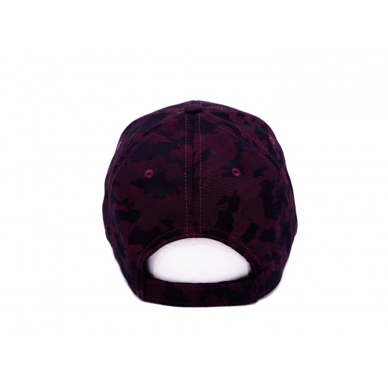 Кепка coFEE Orlando camo, колір камуфляж червоний - 4269.5 CO