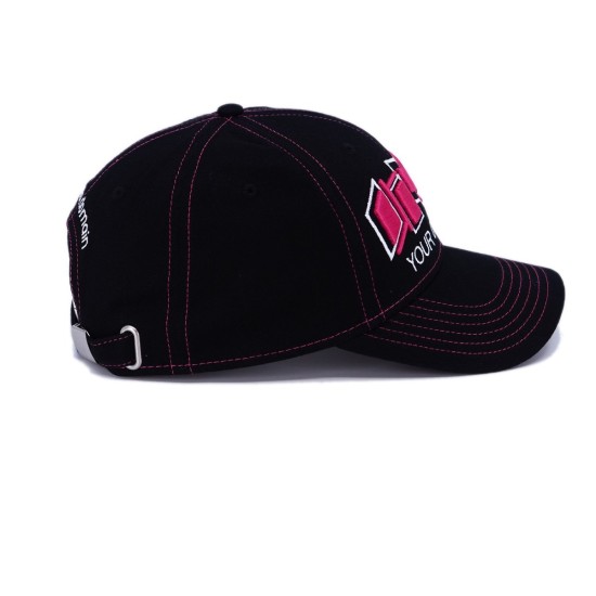 Кепка coFEE Popular line, колір чорний/рожевий - TM006.25