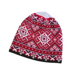 Шапка coFEE UA04, колір білий/червоний/чорний - UA5500.04