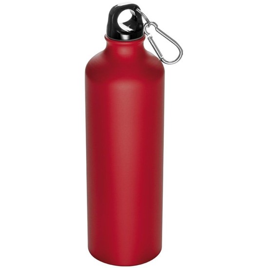Пляшка для води алюмінієва CRANFORD 800 мл, колір червоний - 019405