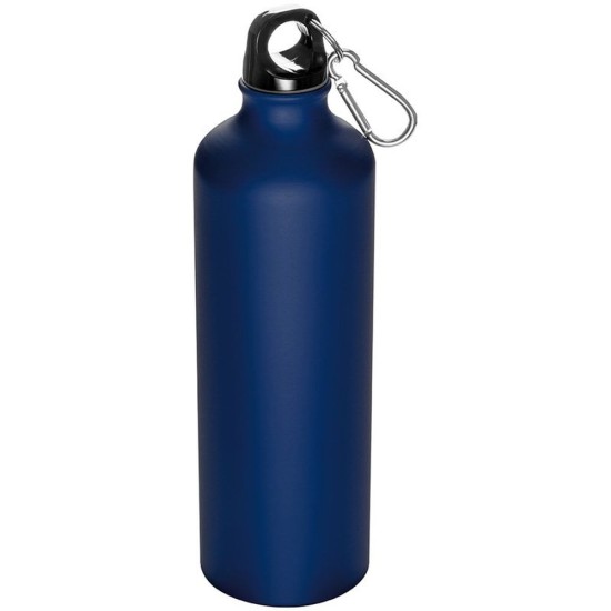 Пляшка для води CRANFORD, алюмінієва, 800 мл, колір темно-синій - 019444