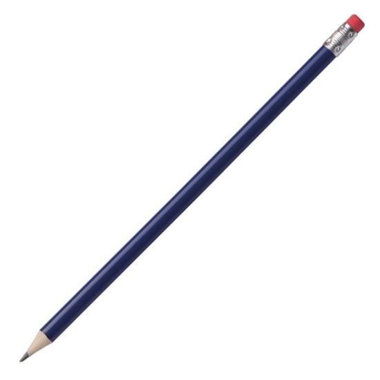 Олівець з гумкою HICKORY, колір синій - 039304