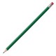 Олівець з гумкою HICKORY, колір зелений - 039309
