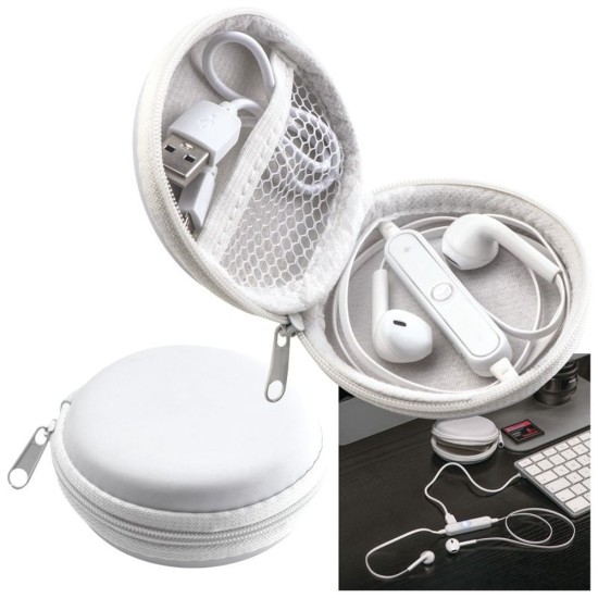 Навушники Bluetooth ALTEA, колір білий - 047106