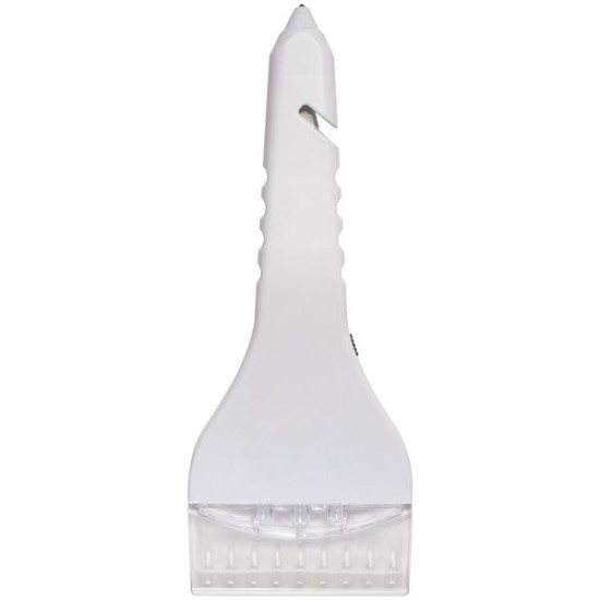 Скребок для льоду 3в1 Easy Gifts Snowdon з LED підсвічуванням, колір білий - 048306