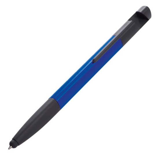 Ручка з лінійкою DAAN, колір синій - 064204