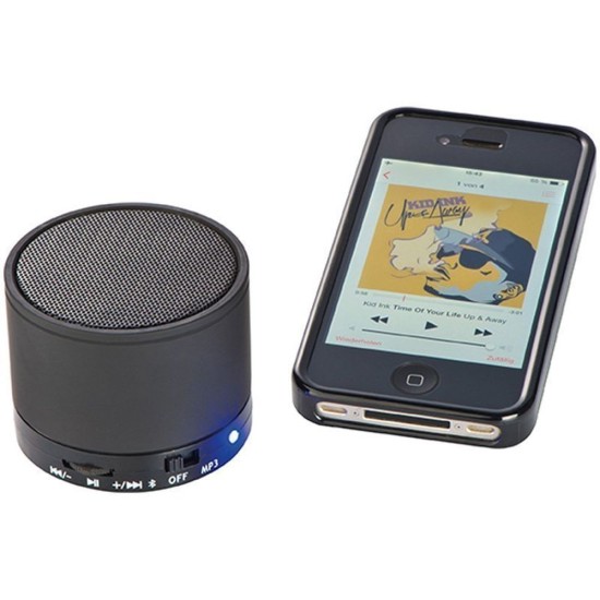 Міні гучномовець Bluetooth HAWICK, колір чорний - 336903