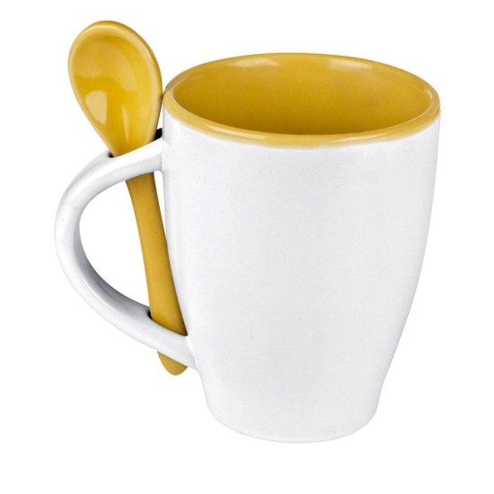 Чашка для кави Palermo, колір жовтий - 509508