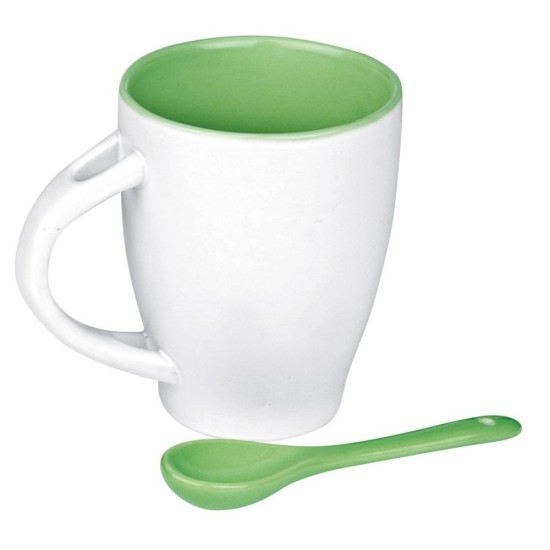 Чашка для кави Palermo, колір зелений - 509509