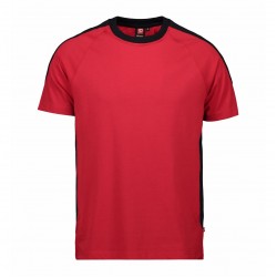 Футболка чоловіча PRO Wear з контрастними вставками, колір червоний - 0302330