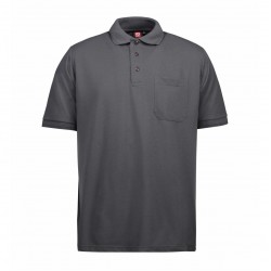 Футболка поло чоловіча PRO Wear з кишенею, колір вугільний - 0320295