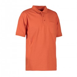 Футболка поло чоловіча PRO Wear з кишенею, колір кораловий - 0320315