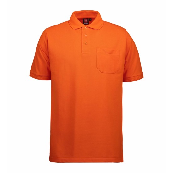 Футболка поло чоловіча PRO WEAR з кишенею, колір помаранчевий - 0320350