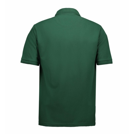 Футболка поло чоловіча PRO WEAR з кишенею, колір темно-зелений - 0320590