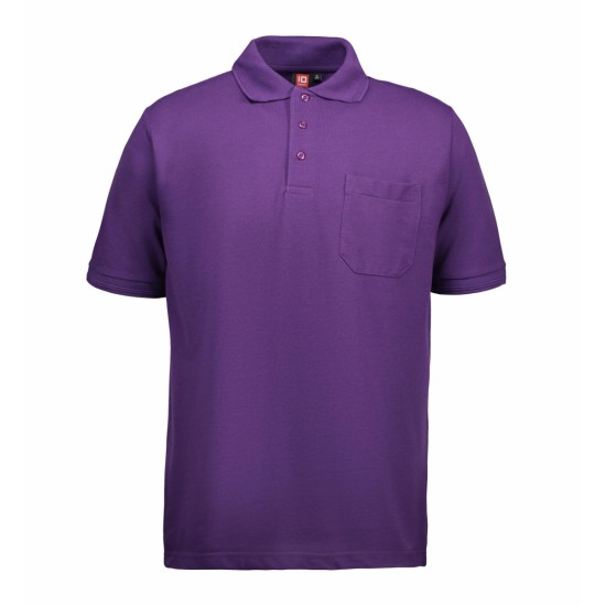 Футболка поло чоловіча PRO WEAR з кишенею, колір фіолетовий - 0320630