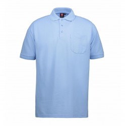 Футболка поло чоловіча PRO Wear з кишенею, колір світло-синій - 0320700