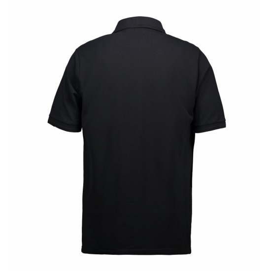 Футболка поло чоловіча PRO WEAR з кишенею, колір чорний - 0320900