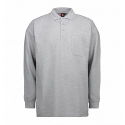 Лонгслів поло чоловічий PRO Wear, колір сірий меланж - 0326210