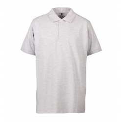 Футболка поло чоловіча PRO Wear на кнопках, колір сірий меланж - 0330210