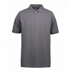 Футболка поло чоловіча PRO Wear на кнопках, колір сріблясто-сірий - 0330265
