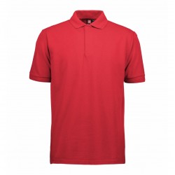 Футболка поло чоловіча PRO Wear на кнопках, колір червоний - 0330330