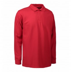 Лонгслів поло чоловічий PRO Wear на кнопках, колір червоний - 0336330