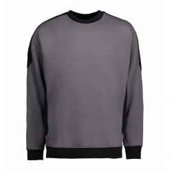 Світшот чоловічий PRO Wear з контрастними вставками, колір сріблясто-сірий - 0362265