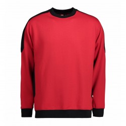 Світшот чоловічий PRO Wear з контрастними вставками, колір червоний - 0362330