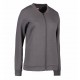 Світшот жіночий на блискавці PRO Wear, колір сріблясто-сірий - 0367265