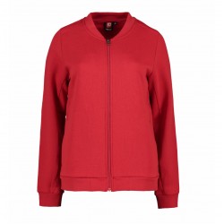 Світшот жіночий на блискавці PRO Wear, колір червоний - 0367330