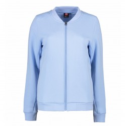Світшот жіночий на блискавці PRO Wear, колір світло-синій - 0367700