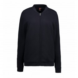 Світшот жіночий на блискавці PRO Wear, колір темно-синій - 0367790