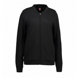Світшот жіночий на блискавці PRO Wear, колір чорний - 0367900