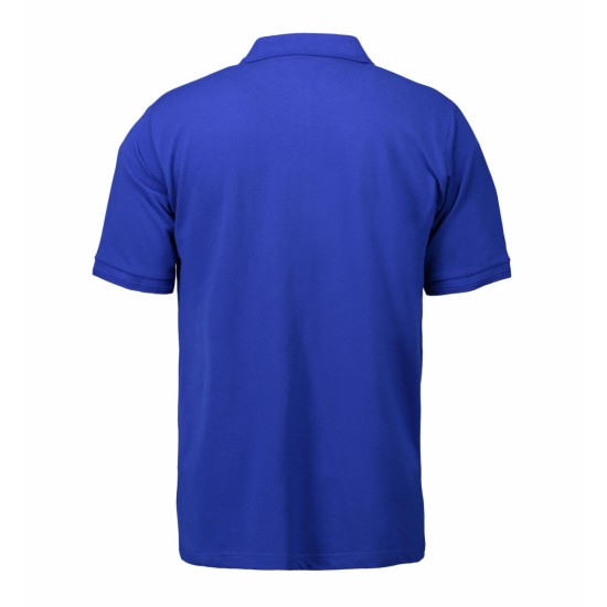 Футболка поло чоловіча ID CLASSIC з кишенею, колір королівський синій - 0520770