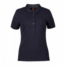 Футболка поло жіноча ID Business, колір темно-синій - 0535790