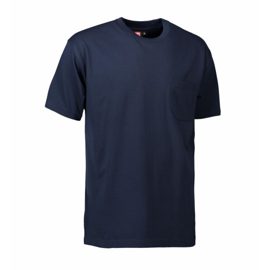 Футболка чоловіча з кишенею ID T-TIME®, колір темно-сіній - 0550790