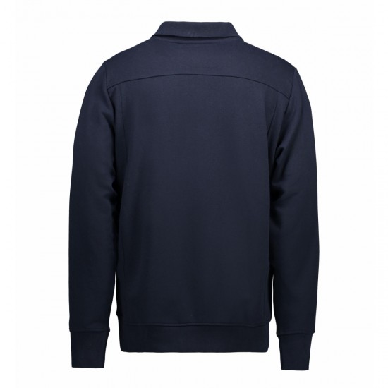 Світшот з високим коміром чоловічий ID High Collar, колір темно-синій - 0603790