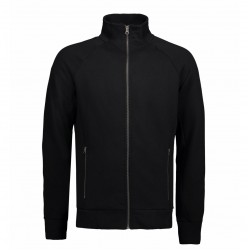 Світшот на блискавці чоловічий ID Full Zip, колір чорний - 0628900