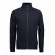Світшот на блискавці чоловічий ID Full Zip, колір темно-сіній - 0628790
