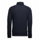 Світшот на блискавці чоловічий ID Full Zip, колір темно-сіній - 0628790
