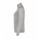 Світшот на блискавці жіночий ID Full Zip, колір сірий меланж - 0629210