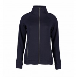 Світшот на блискавці жіночий ID Full Zip, колір темно-сіній - 0629790