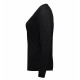Пуловер жіночий з V-вирізом ID BUSINESS, колір чорний - 0641900