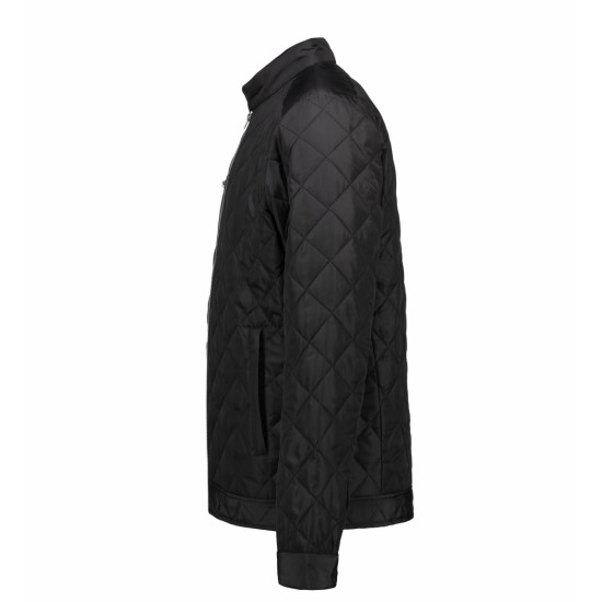 Куртка стьобана чоловіча ID, колір чорний - 0730900