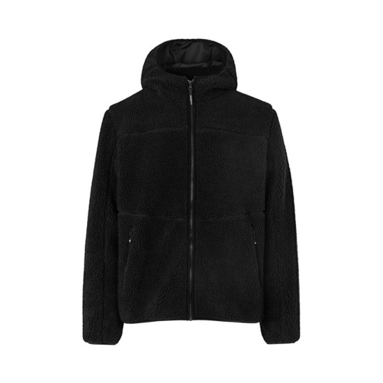 Куртка флісова чоловіча Pile, колір чорний - 0828900