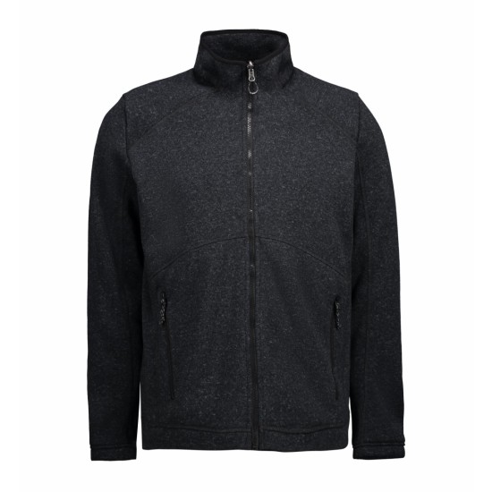 Куртка флісова чоловіча Zip'n'Mix, колір вугільний меланж - 0847205
