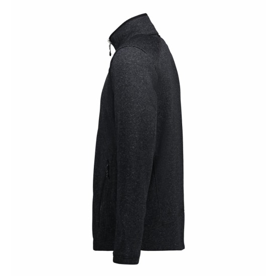 Куртка флісова чоловіча Zip'n'Mix, колір вугільний меланж - 0847205