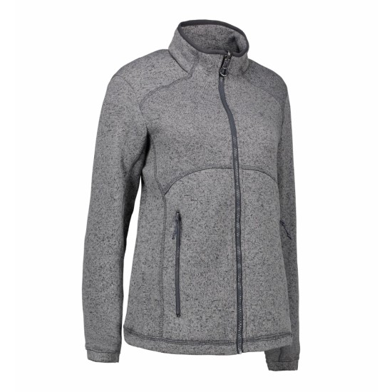 Куртка флісова жіноча Zip'n'Mix, колір антрацит меланж - 0848230